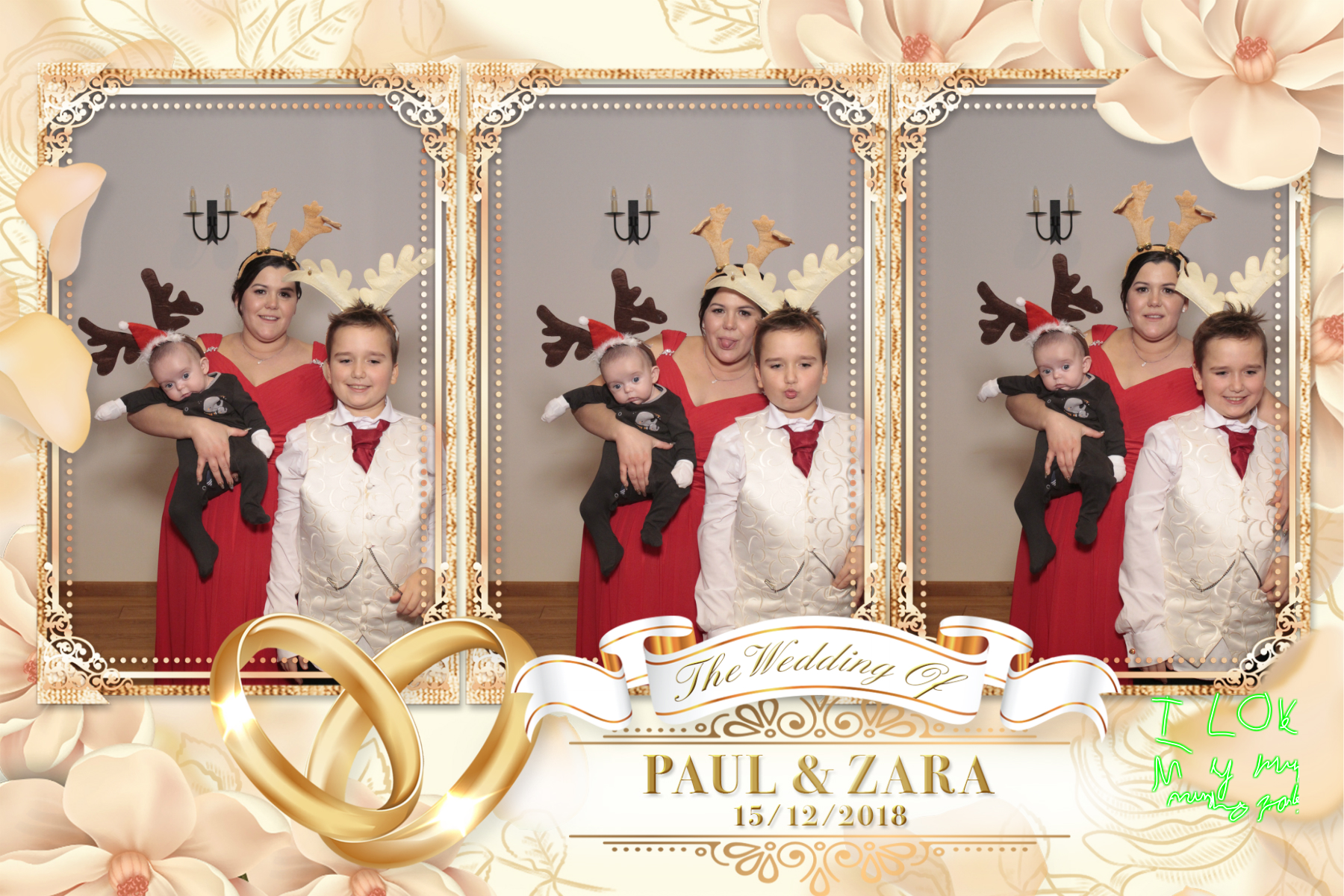 Paul & Zara's Wedding | View more photos from the event at gallery.myphotoboothexperience.co.uk/u/MyPhotoBoothExperienceLtd/Paul-Zaras-Wedding